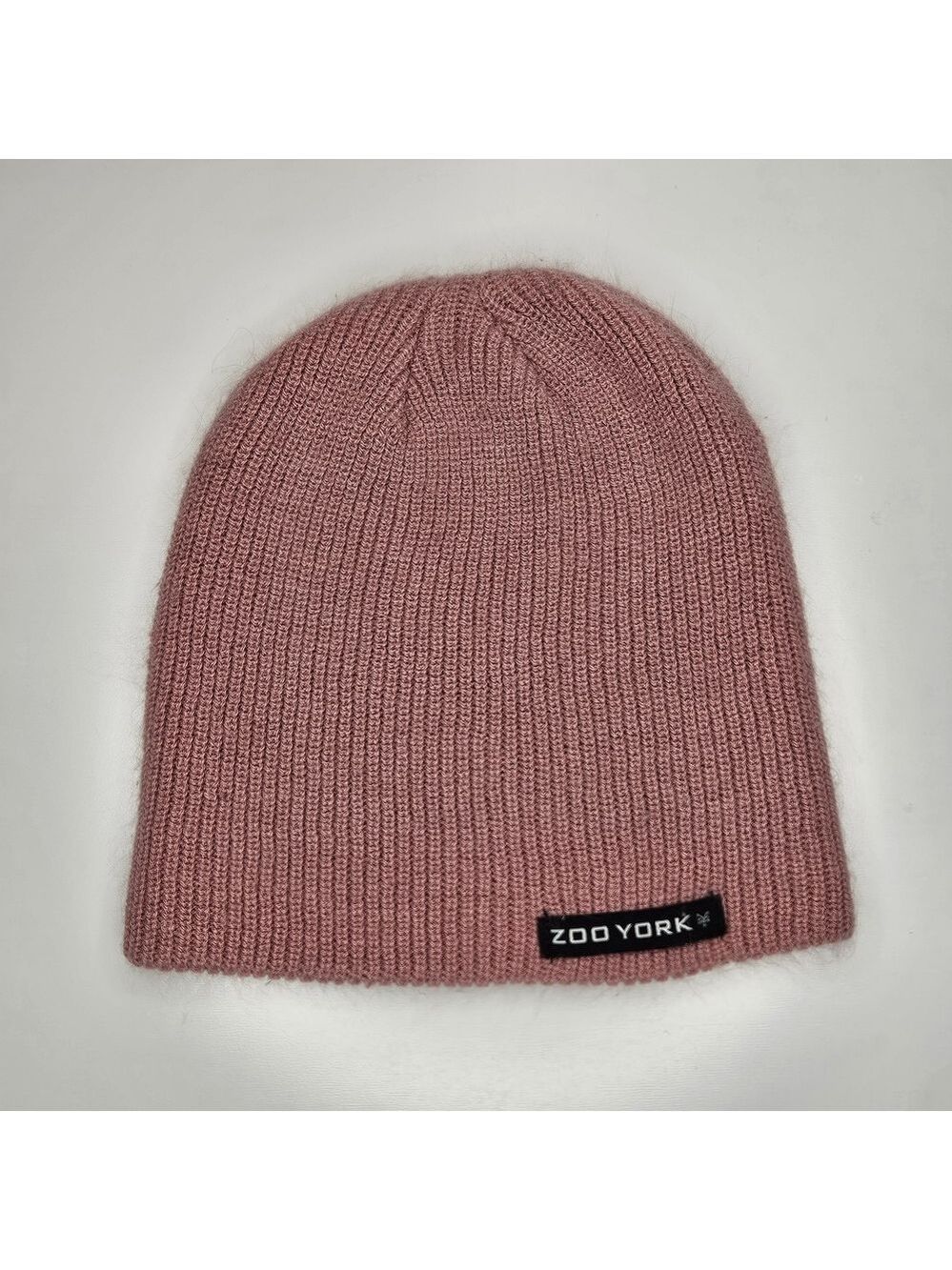 Zoo York Pink Knit Beanie Soft Ribbed Winter Hat Slouchy OS